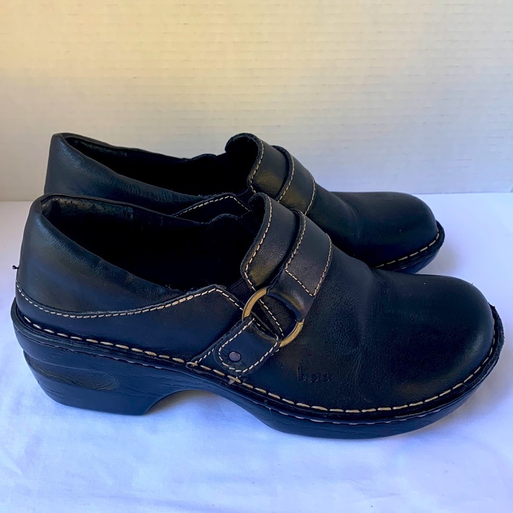 B.O.C. Born Women’s Black Ansen Buckle Slip-on Loafers Size 9M